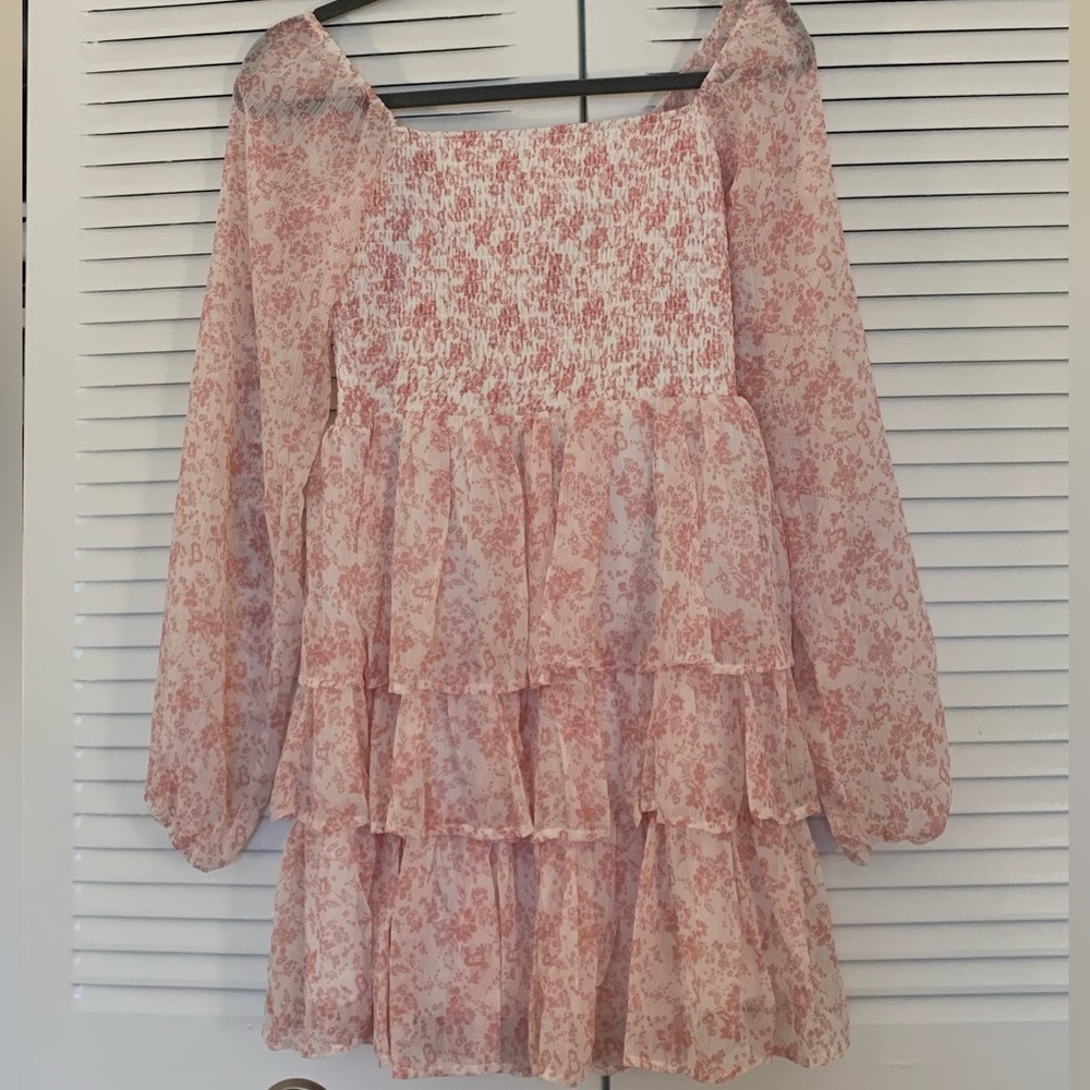 Pink Floral Dress
